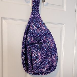 Vera Bradley Purple Floral Sling Bag